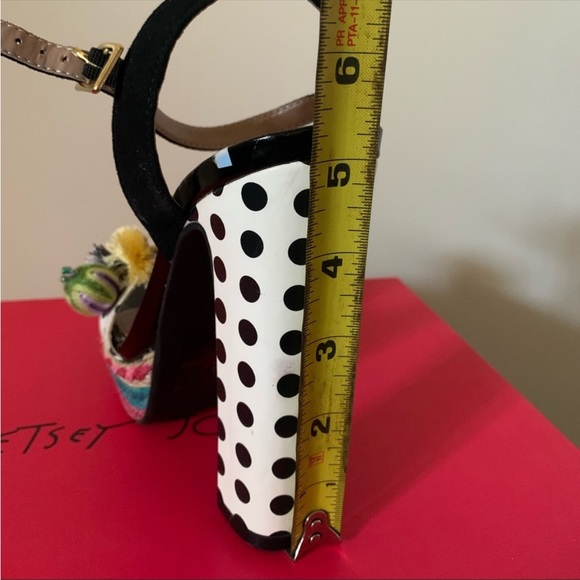 Betsey Johnson Heels size 5 Polka Dots - Picture 7 of 10